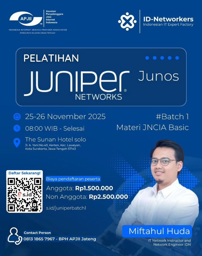 Pelatihan Juniper Networks - Batch 1